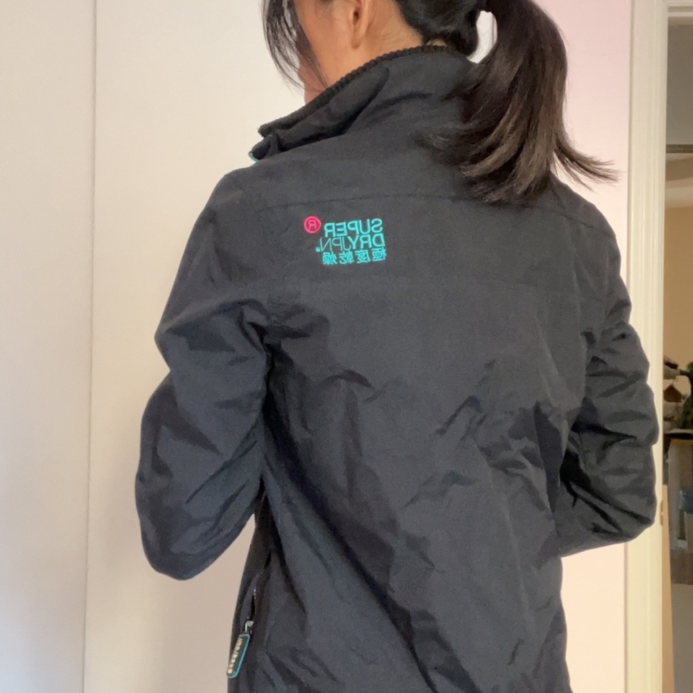 Superdry. Rain proof, wind proof, double lined coat.